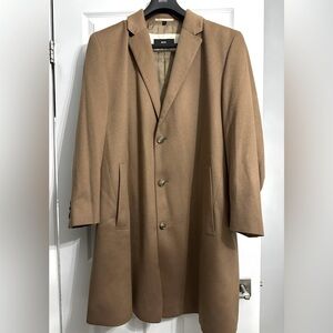 Lots Of Damage Not For Sale Boss MENS pure cashmere camel color coat